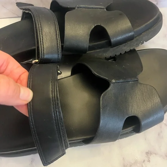 Wild Fable Black Slide Sandals - Picture 3 of 4